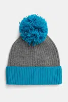 Čepice z vlněné směsi United Colors of Benetton modrá barva, 6LOWDA014