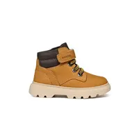 Žlté chlapčenské členkové topánky Geox Kiddartah