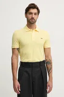 Bavlněné polo tričko Lacoste bílá barva