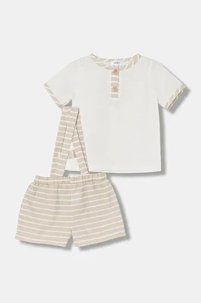 Kojenecká sada s přídavkem lnu Jamiks SKYLER