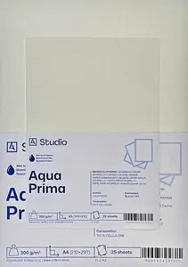 Akvarelový papír Aqua Prima 300g 40x50cm, 25 listů