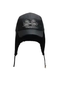 Ed Hardy Čiapky 'Rose Aviation'  čierna