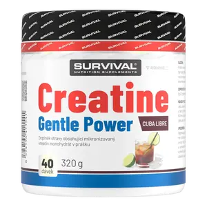 Survival Creatine Monohydrate Gentle Power 320 g cuba libre