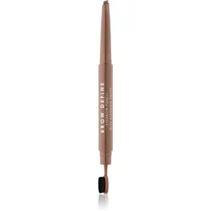 MUA Makeup Academy Brow Define ceruzka na obočie s kefkou odtieň Mid Brown 0.25 g