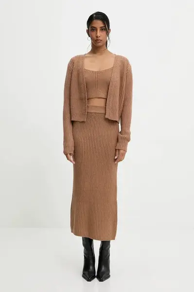 Souprava Answear.LAB hnědá barva