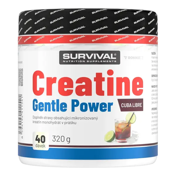 Survival Creatine Monohydrate Gentle Power 320 g cuba libre