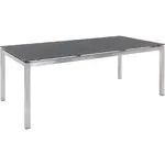 Amatio ZAHRADNÍ STŮL, kov, sklo, 200/100/75 cm