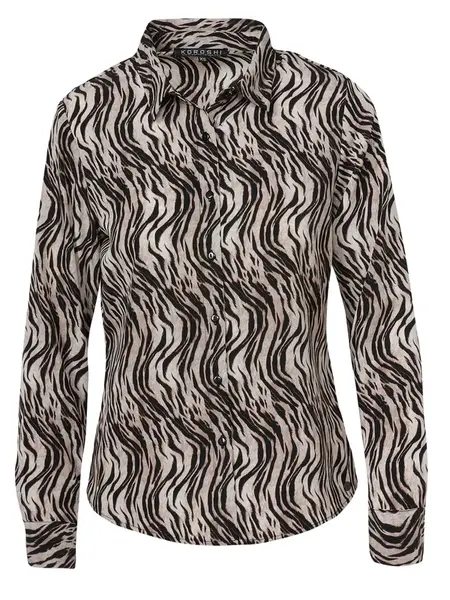 KOROSHI Blúzka  hnedá