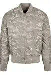 Tonal Camo Bomber Jacket Stone