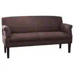 Sit & More TŘÍMÍSTNÁ POHOVKA, textil, tmavě hnědá