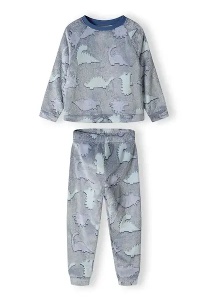 MINOTI Pyžamo  modrá melírovaná