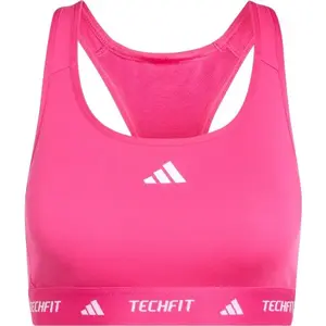 adidas TECH FIT BRA Dámská sportovní podprsenka, růžová, velikost