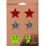 Arcore AR STARS 6 Reflexní hvězdičky do výpletu kola, mix, velikost