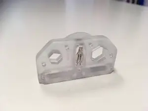 Neonová zkušební výbojka + klíč na dotahování elektrod