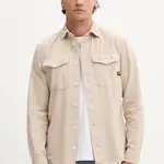 Bavlněná košile G-Star Raw pánská, zelená barva, regular, s klasickým límcem