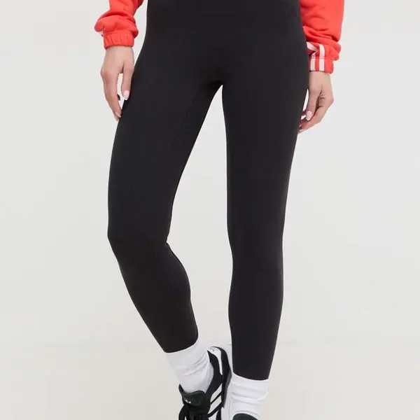 Legíny adidas All SZN dámské, černá barva, hladké, IP2281