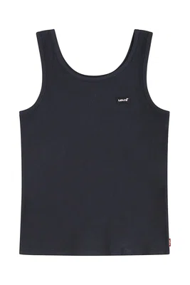 Dětský top Levi's černá barva