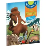 ELLA & MAX MISE PRAVĚK Pátrej a lušti se samolepkami, mix, velikost