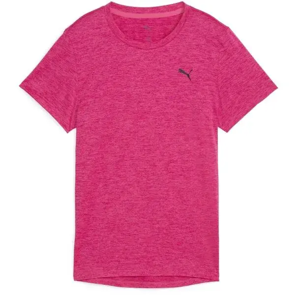 Puma W TAD ESSENTIAL HEATHER TEE Dámské tričko, růžová, velikost