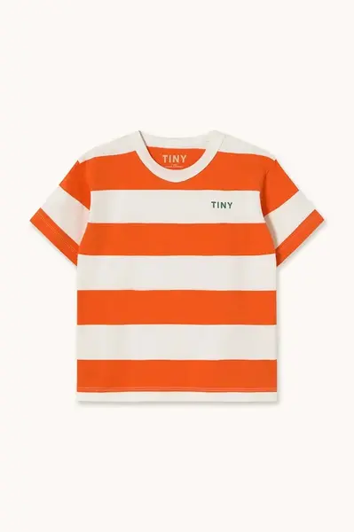 Tinycottons Dětské bavlněné tričko Tinycottons STRIPES KNIT TEE