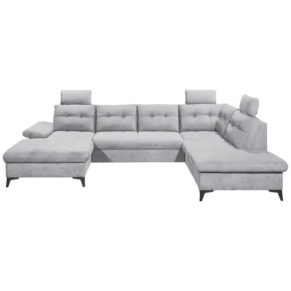 MID.YOU SEDACÍ SOUPRAVA, textil, světle šedá