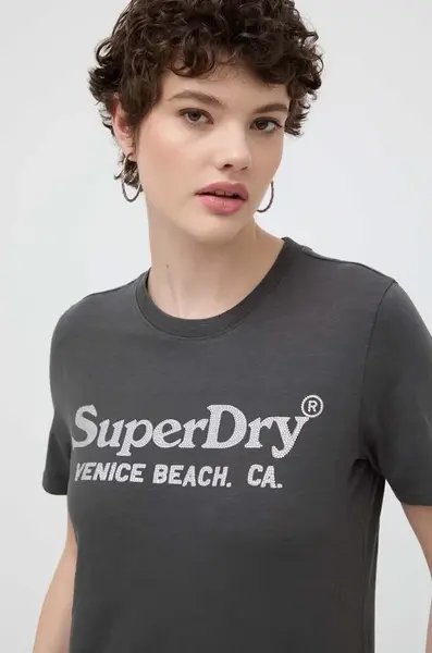 Bavlněné tričko Superdry