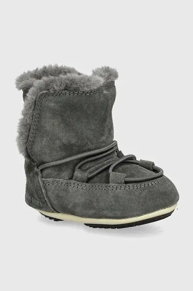 Dětské semišové sněhule Moon Boot CRIB SUEDE