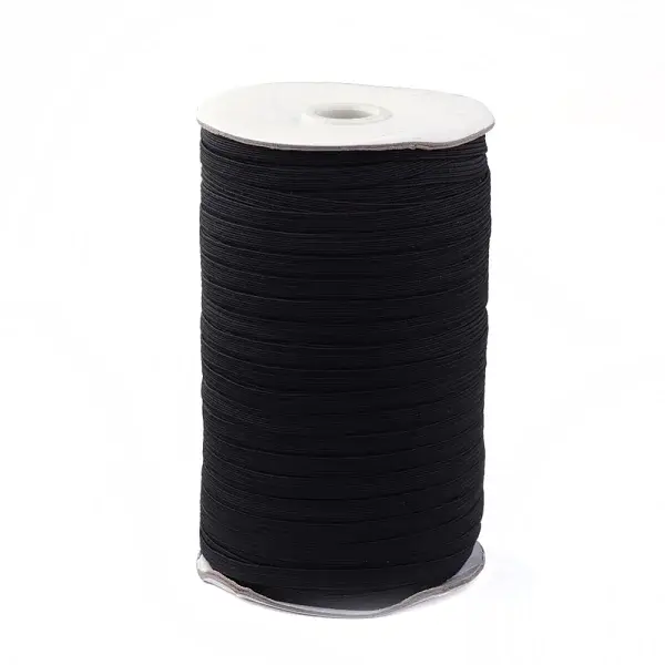 1/4 inch Flat Braided Elastic Rope Cord