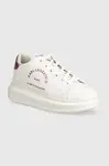 Kožené tenisky Karl Lagerfeld KAPRI bílá barva, KL62539F