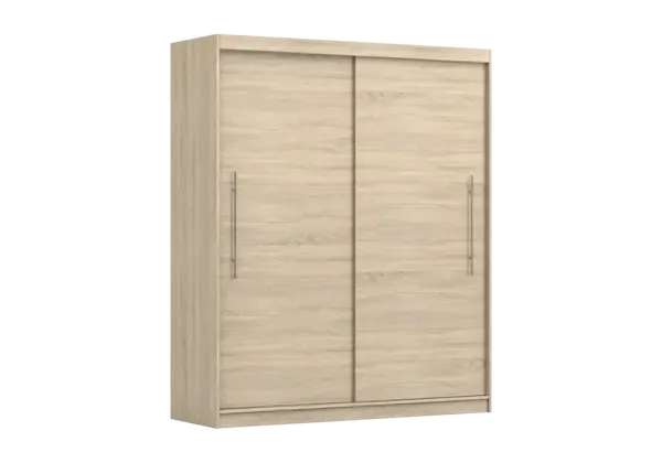 Šatní skříň Rico II Barva korpusu: Dub - sonoma, Dveře: Dub sonoma