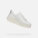 White women's sneakers Geox Spherica ECUB-2 - Women's