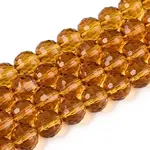 Transparent Glass Bead Strands