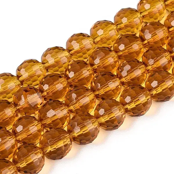 Transparent Glass Bead Strands