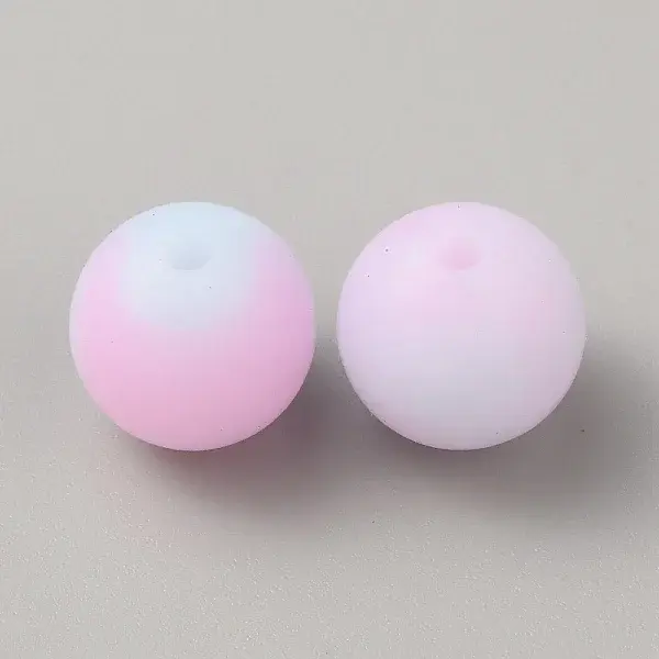Luminous Round Food Grade Silicone Beads