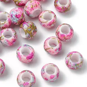 20Pcs Acrylic European Beads