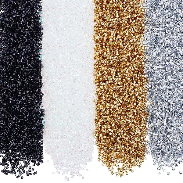 80G 4 Colors Plastic Tube Beads