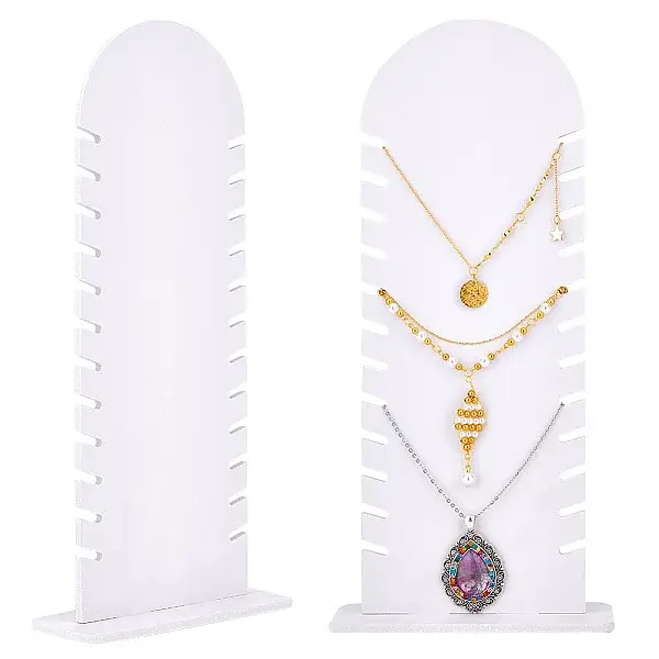 Wood Foldable Necklace Display Stands