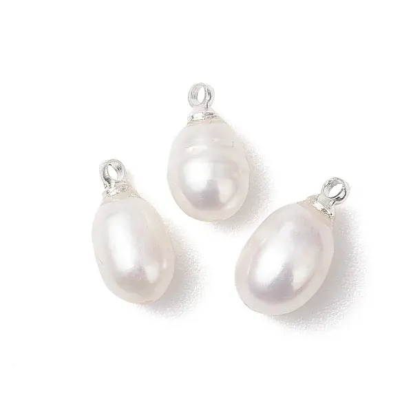 Natural Cultured Freshwater Pearl Rice Charms