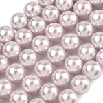 Electroplated Shell Pearl Beads Strands