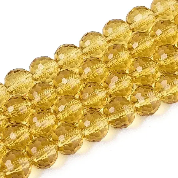 Transparent Glass Bead Strands