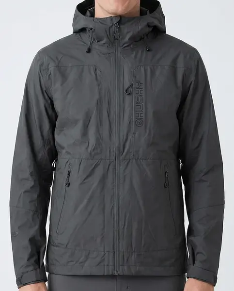 Husky Neoni M S, grey Pánská hardshell bunda
