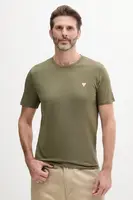 Bavlněné tričko Guess zelená barva, M2YI36 I3Z14