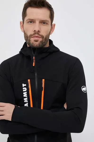 Outdoorová bunda Mammut Aenergy SO Hybrid černá barva