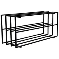 Xora REGÁL NA BOTY, černá, 92,5/43/31 cm