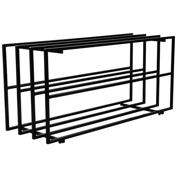 Xora REGÁL NA BOTY, černá, 92,5/43/31 cm