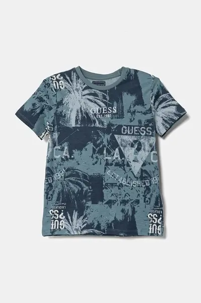 Dětské bavlněné tričko Guess