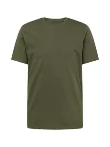 KnowledgeCotton Apparel Tričko  tmavozelená