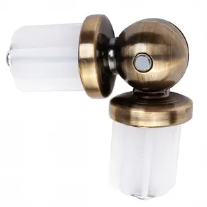 Spojka priečnej záclonové tyče Ø19 zlatá