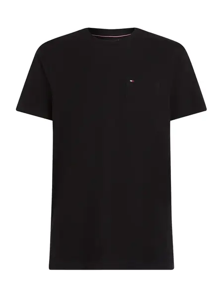 TOMMY HILFIGER Tričko 'ESSENTIAL'  čierna