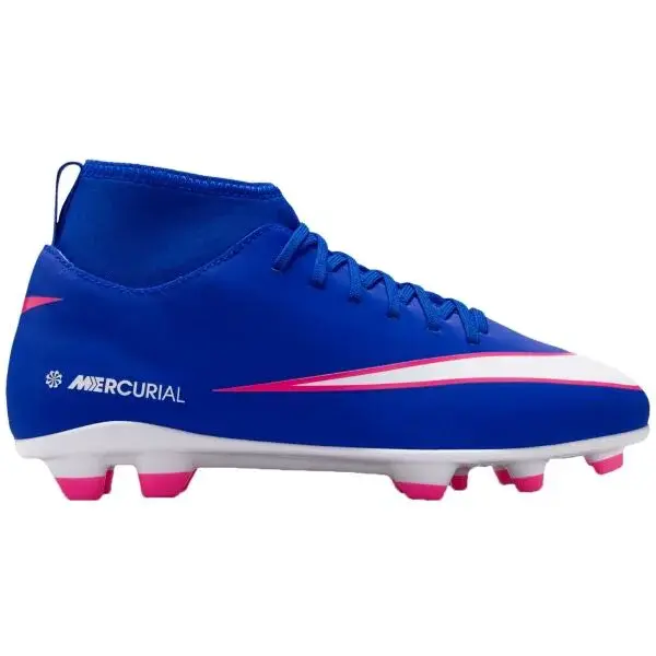 Nike JR SUPERFLY 10 CLUB FG/MG Dětské kopačky, modrá, velikost 38